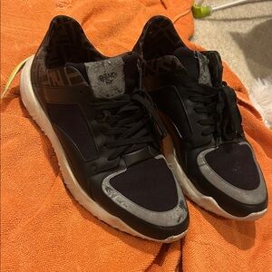 Fendi Black and Gray Men's Sneakers
